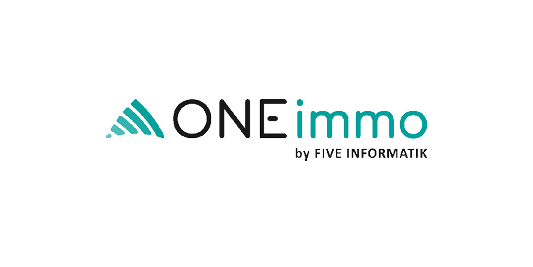 Logo 400x200 - ONE Immo by FIVE.png Logo von ONE Immo by FIVE Informatik AG